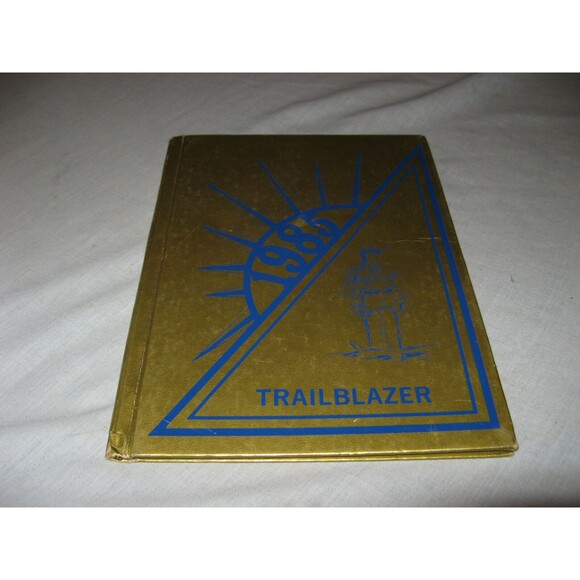 1984-85 Trailblazer Stliiwater Oklahoma Middle School Yearbook  HEAVILY SIGNED - Picture 1 of 3